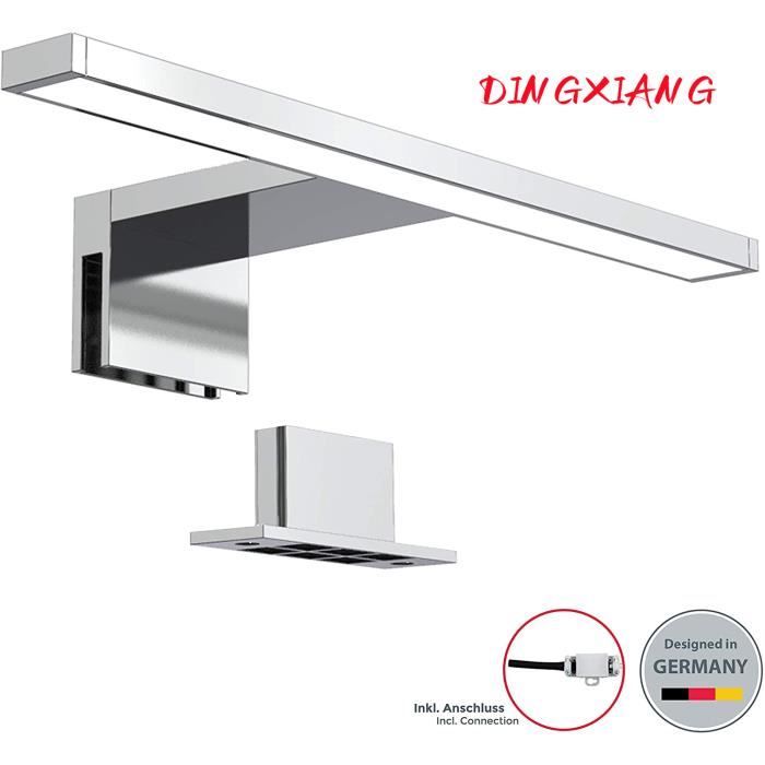 DECO - LINGE - LUMINAIRE!!! Applique miroir de salle de bain - Chrome blanc L 30 cm - DINGXIANG