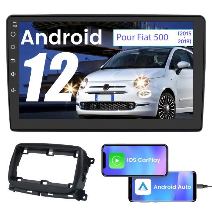 Awesafe Autoradio Android 12 Pour Fiat 500 (2016-2019) 9'' HD écran Tactile  avec Carplay Android Auto GPS WiFi [2Go+32Go] Noir - Cdiscount Auto