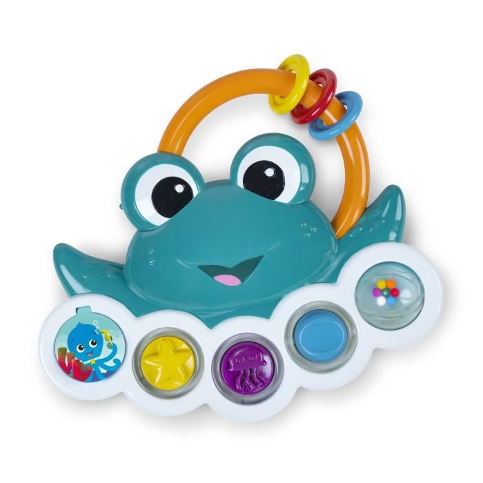 BABY EINSTEIN Ocean Explorers Neptune's Busy Bubbles jouet d'activité sensorielle, lumières et musiq