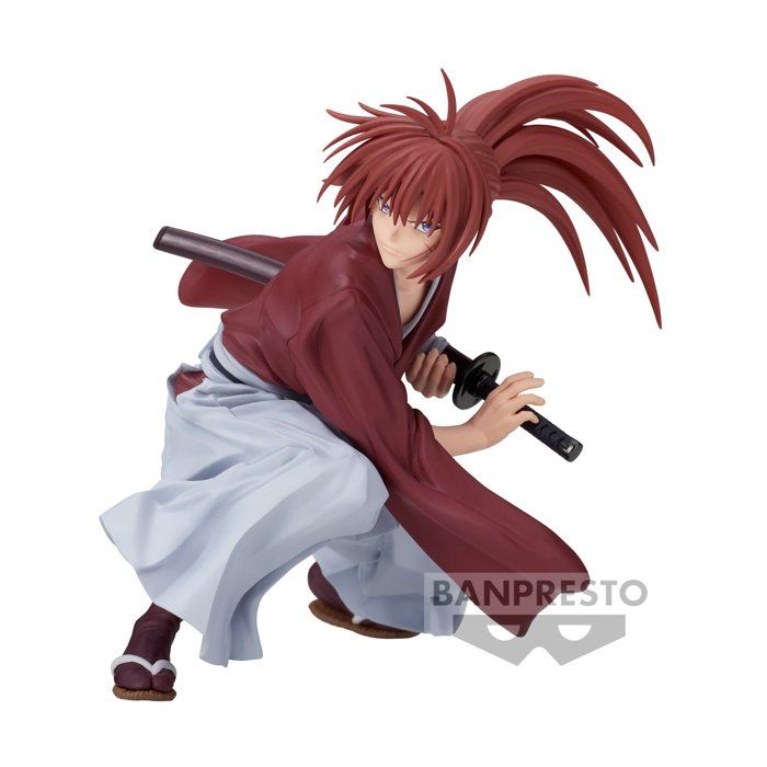 Banpresto Figurine - Kenshin Himura - 12cm - Vibration Stars - Pose dynamique