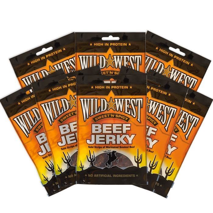 Wild West Jerky Sweet n Spicy 8 x 85 grammes Cdiscount Au quotidien
