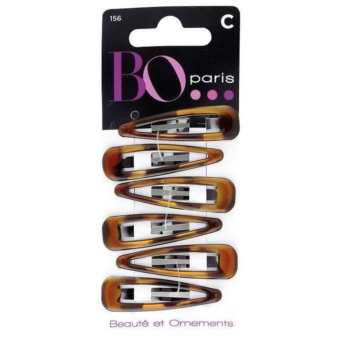 BO PARIS Pince clic clac tendance x6 C 