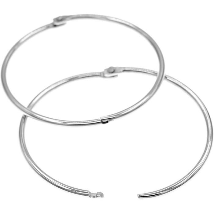 Anneaux Pour Rideau De Douche - Lot De 20, Bleu, Diamètre 2.8 Cm, Avec Système Rouleau Pour Glisser Facilement