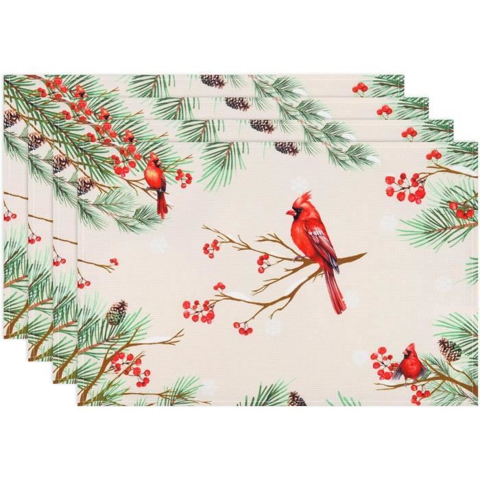 Sous Plat De Table Sets De Table En PVC Lot De 2 Lavables Antidérapant Résistant à L'usure à La Chaleur, Facile à Nettoyer Et Stocker-Argenté - Maison Set De Table Noir