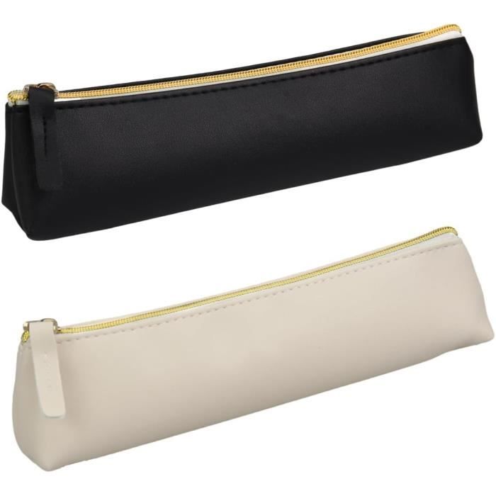 Lot De 2 Trousses à Crayons De Style Floral Créatif Pour Stylos, Papeterie, Cosmétiques., Rose, Bleu, Portable