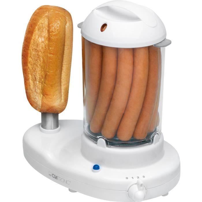Clatronic HDM 3420 EK Machine à Hot-dog - Cuiseur à Oeufs