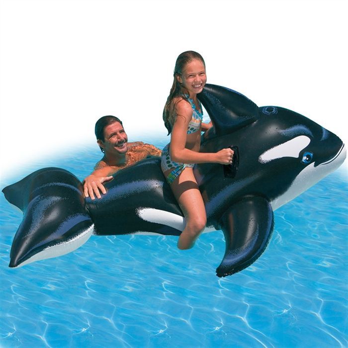 Baleine Gonflable A Chevauche 193 Cm Achat Vente Jeux De Piscine Cdiscount