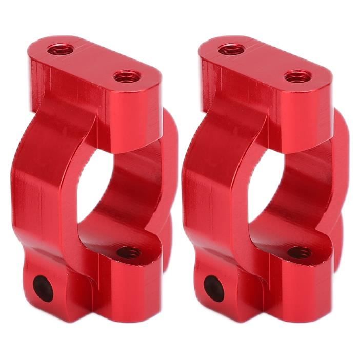 Siège de Roue de Voiture RC, Remplacement de Mise à Niveau de siège de Roue Avant de Voiture RC en métal Compatible avec la Voiture WLtoys 1/14 144001 RC