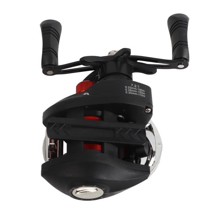 Moulinet De Pêche Baitcast Delphin Runix - Frein Magnétique, 7 Roulements, Rapport 6.3:1 - Poids 262 G, Capacité Ligne 0.30/270m - Pour Pêche Prédateurs (brochet, Perche)