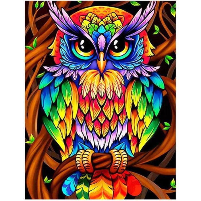 Loisir Créatif DIY Kit Peinture Diamant 5D Fleurs 30x40cm - Broderie Diamant DIY Complet Butterfly Kit