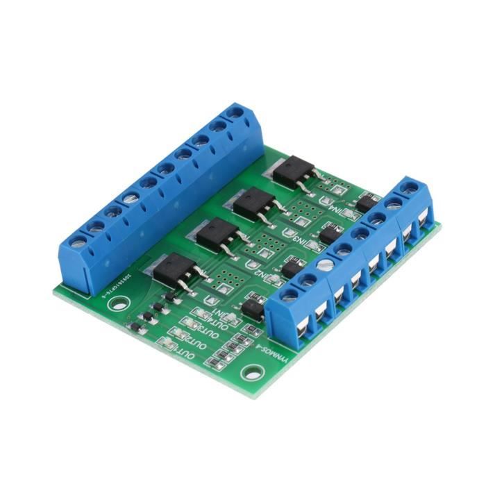 Module PWM MOS FET - EJ.LIFE - YYNMOS-4 - 10 A - Câblage rapide - Anti ...