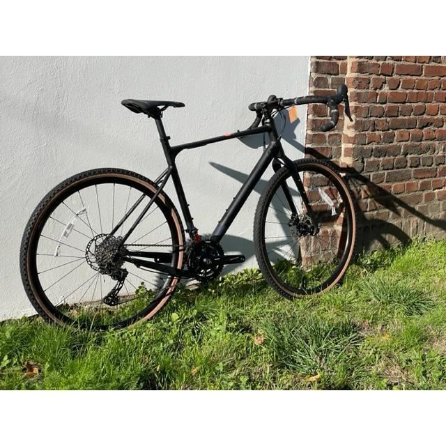 Velo VTT Fuji Jari 1.1 GRX 2x11 Noir Suspension avant Aluminium Cdiscount Sport