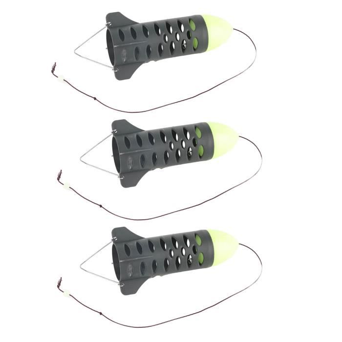 Lot De 6 Paniers Feeder Pêche – 20g à 60g – Accessoires Alimentation Méthode, Plastique Robuste Pour Tous Types De Poissons