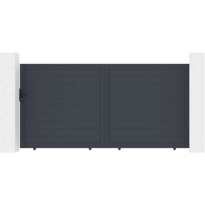 Portail coulissant en aluminium 