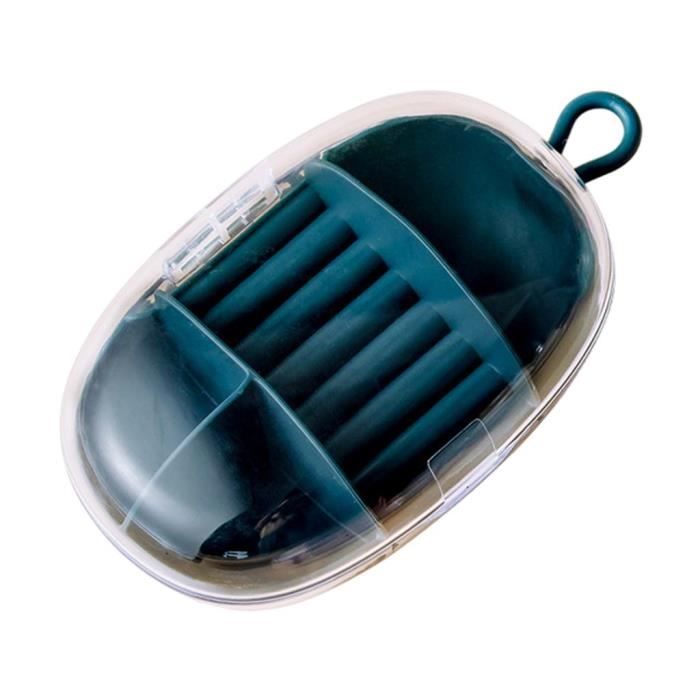 Plateau à Bijoux Rond En Cuir Noir | Organisateur Portable Et Pliable | Pour Montres, Bijoux, Clés, Pièces