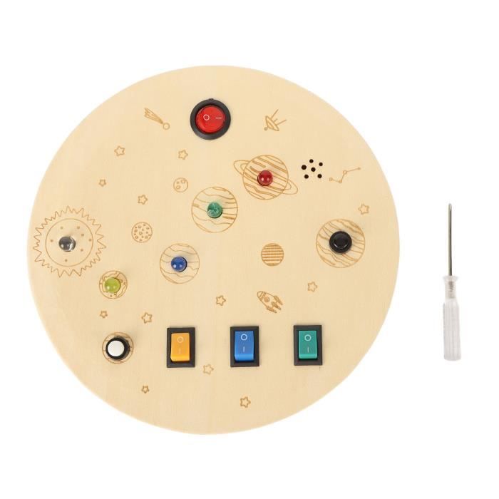 TABLEAU SENSORIEL À Interrupteur Rond Tableau Sensoriel Lumineux De