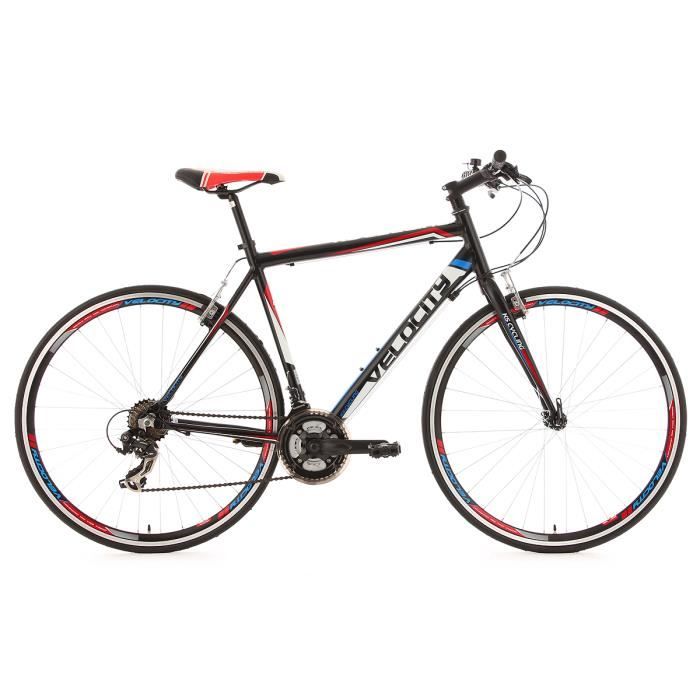 Velo route 28 Velocity noir TC 59 cm KS Cycling Cdiscount Sport