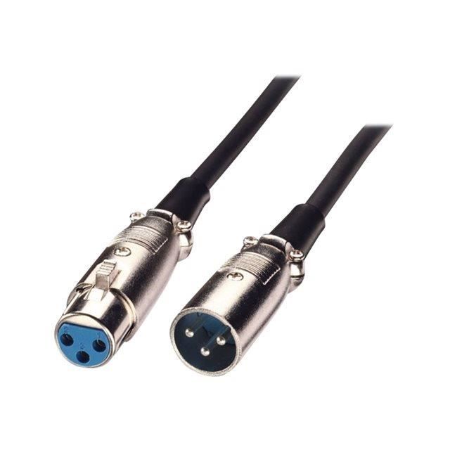 Mâle à Femelle Câble audio XLR Noir LINDY 6053 3m Mâle à Femelle Câble audio XLR Noir LINDY 6053 3m