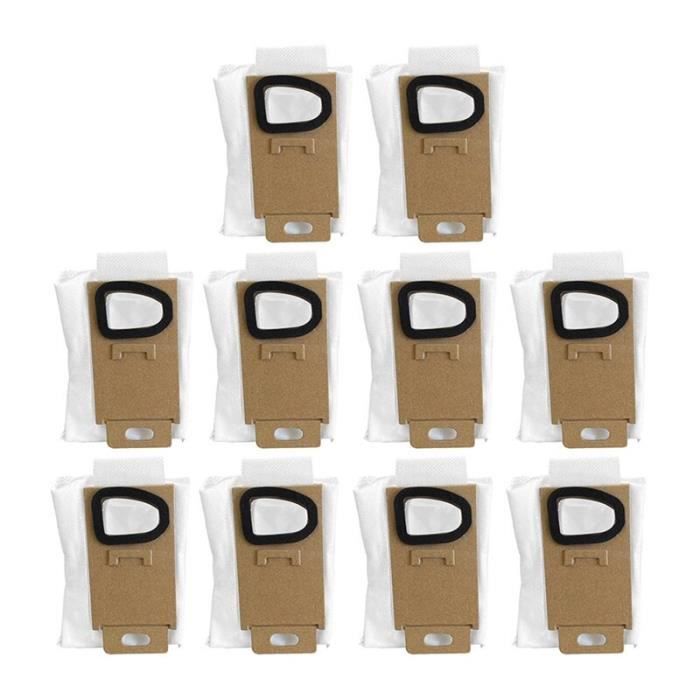 Lot De 10 Sacs à Poussière De Rechange Pour Aspirateur Xiaomi Roborock H7 Et H6 - Compatibles, Matériau Non Tissé
