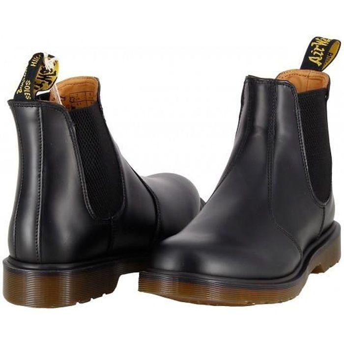 Bottines Dr. Martens Smooth 2976 - Noir - Homme - Cuir - Confort et style