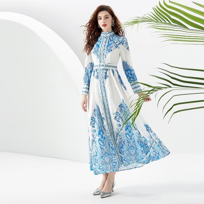 Robe maxi manche longue outlet