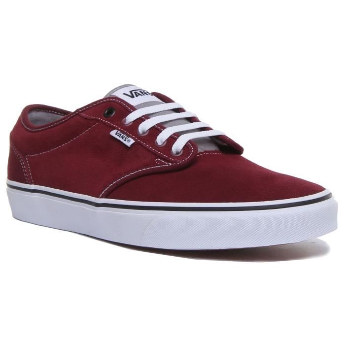 Baskets r tro sport lacets pour hommes VANS Atwood Bourgogne