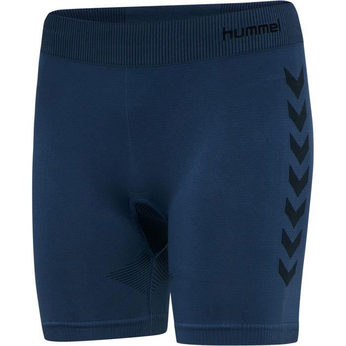 Short de compression femme - Hummel - hmlfirst training - Bleu marine - Multisport - Adulte Short de compression femme - Hummel - hmlfirst training - Bleu marine - Multisport - Adulte
