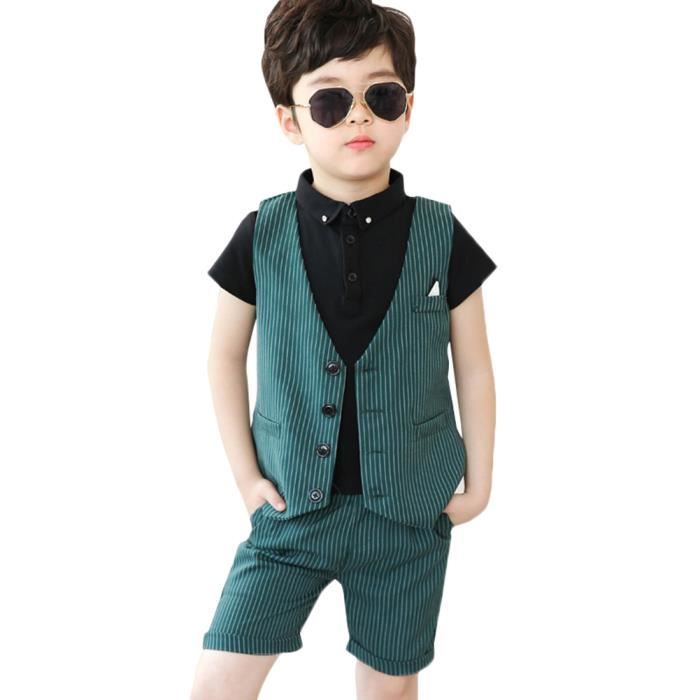 4 Pi ces Costume Habill Gar ons Enfants C r monie Vetement Petit