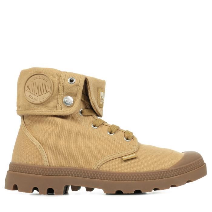 Boots Palladium Baggy Homme Textile Woodlin Lacets Semelle en caoutchouc moule Confortable
