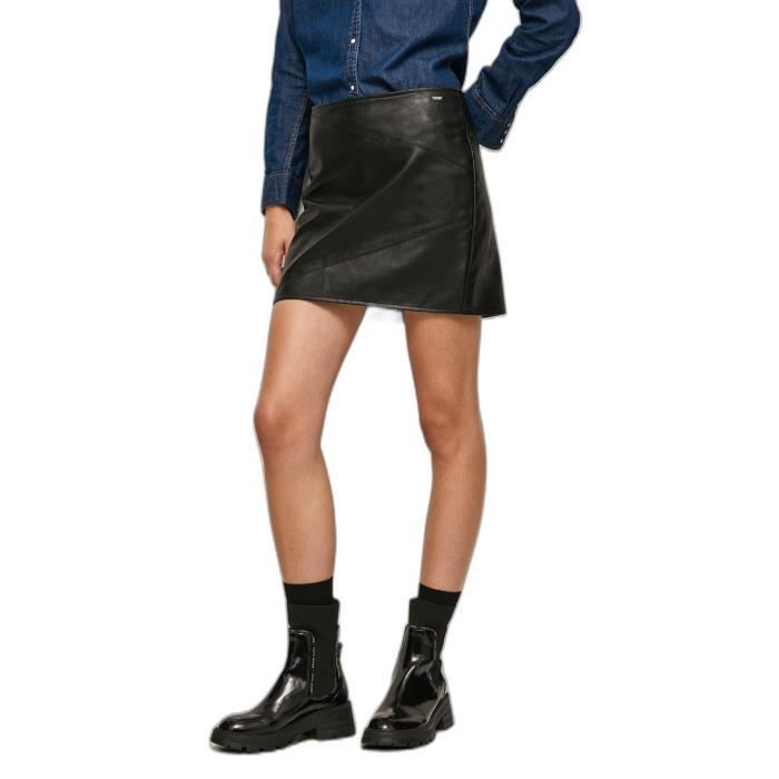 Mini jupe pull Argyle papaye taille M femme noir gris violet neuf