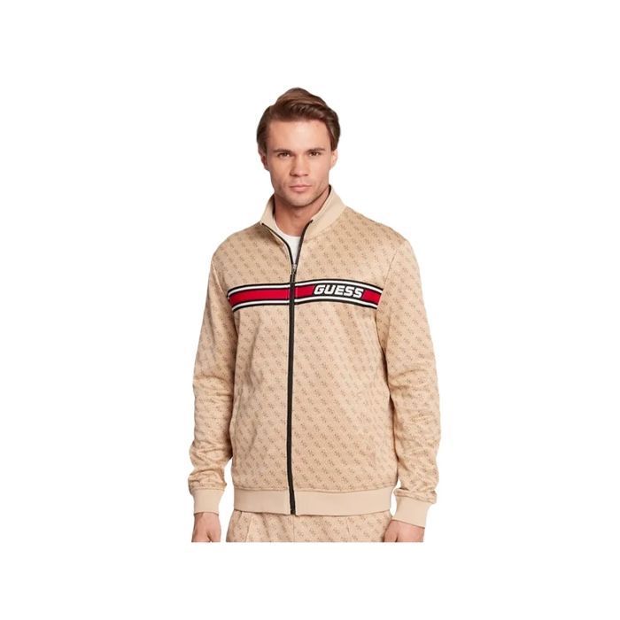 Veste de Survêtement Guess KORBIN brun clair.-L