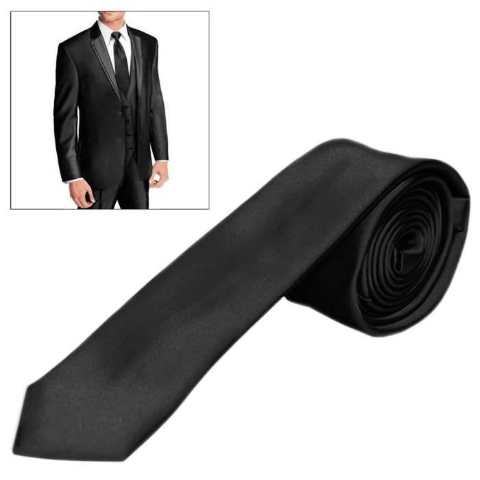 Lot De 2 Cravates Pré-Nouées Pour Homme - Couleur Unie, Style Élégant Et Pratique