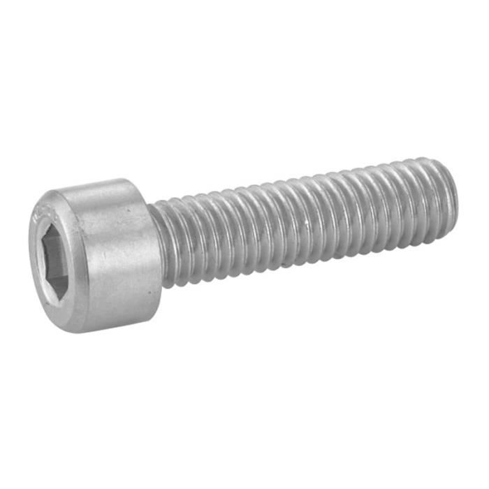 10 Vis à Pression M6x20mm Acier Inox 304 Tête Hexagonale à Bille - Uxcell