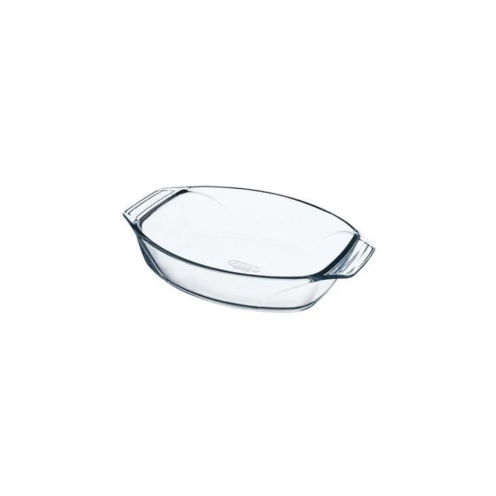 pyrex plat à four ovale 35x24 cm transparent