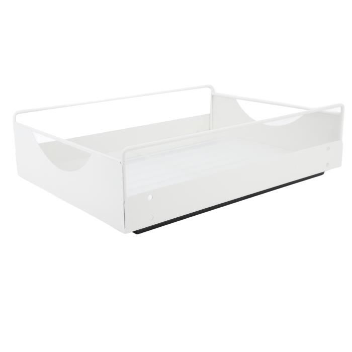 Simple Houseware Panier Coulissant Extractible Pour Armoire – Organisation Pratique Et Gain De Place En Cuisine Ou Salle De Bain