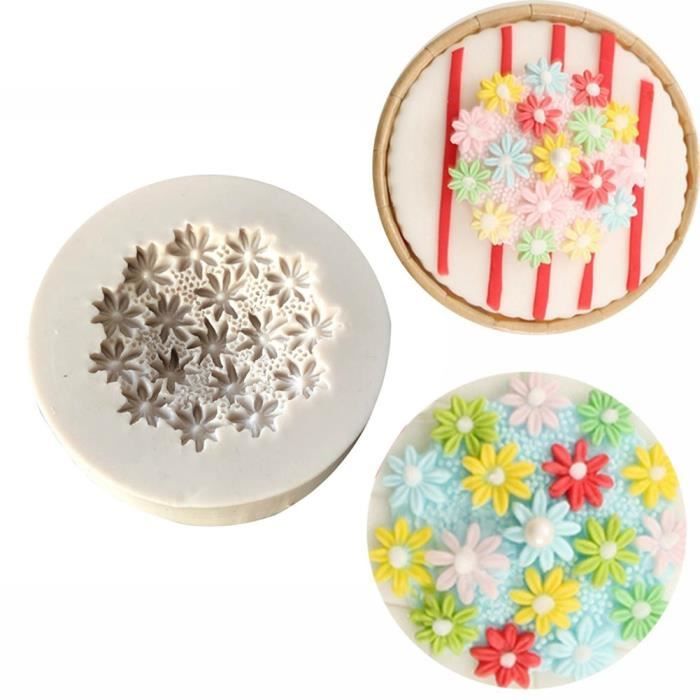 3d Marguerite Fleur Chocolat Fondant Gateau De Decoration Moule