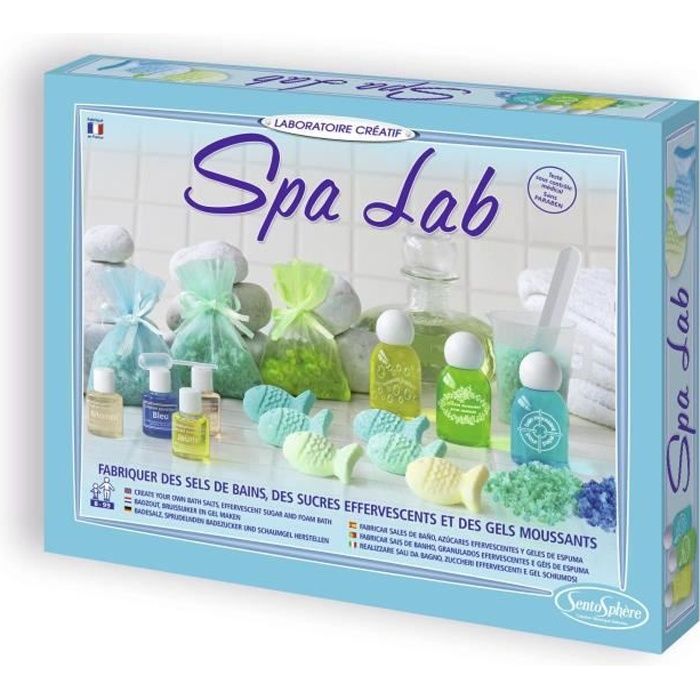 Kit créatif - SENTOSPHERE - Spa Lab - Jouet de bain pour enfant - Bleu