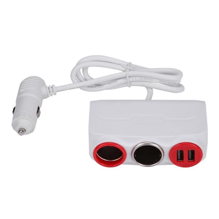 Chargeur Allume-cigare 120W NOVAGO - Double USB QC3.0 + PD - Voltmètre LED - Pour Voiture, Camion, SUV