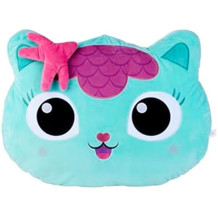 Peluche - SCHMIDT SPIELE - Gabby's Dollhouse - Sirène Chaton de mer - 28 cm - Lavable à la main - Jeux - Jouets