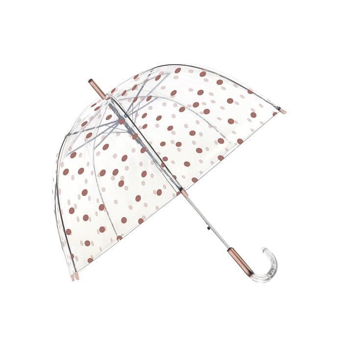 SMARTBULLE Parapluie Long Transparent - Diamètre 85cm