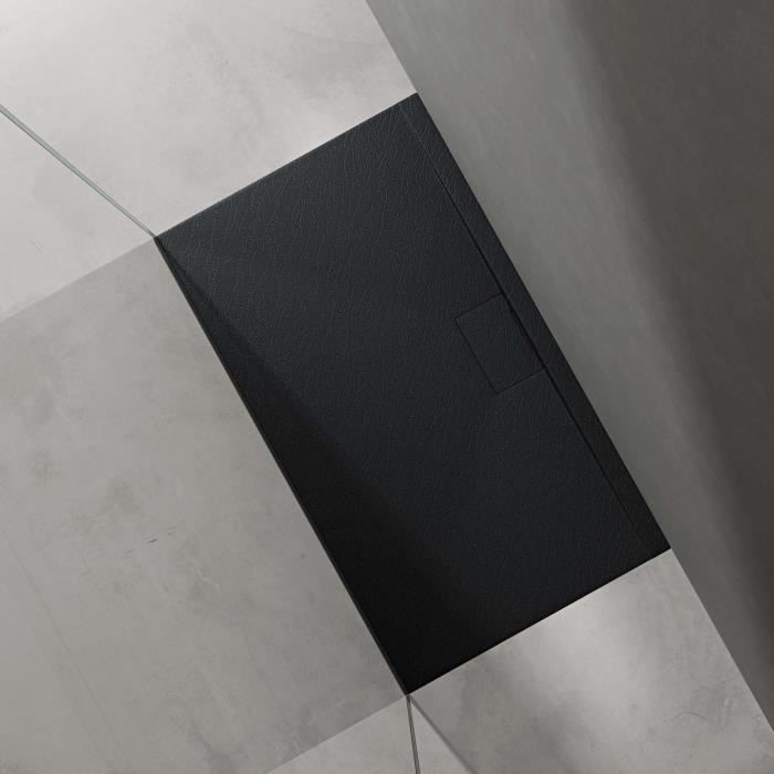 Receveur De Douche 80x120 Bac à Douche Sogood Faro02 Acrylique Plat