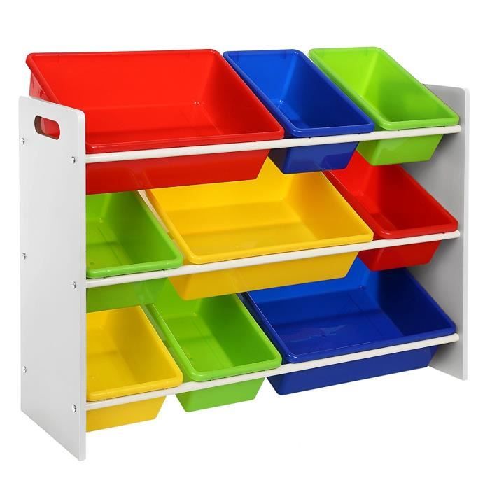 Songmics Meuble De Rangement Pour Jouets Et Livres Chambre D