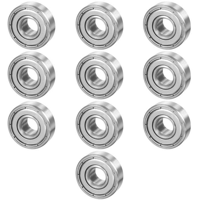 638ZZ Lager Kohlenstoffstahl Sourcing Map 2 Stück Rillenkugellager 638ZZ – 8x28x9 Mm, Doppelt Geschirmt, Kohlenstoffstahl, ABEC-1, Z2 – Für Motoren & Industrieanlagen