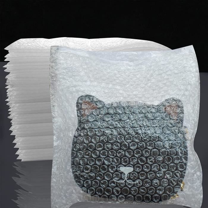 Lot De 300 Pochettes D'Emballage En Mousse 4 Tailles + 200 Étiquettes Fragiles - Protection Déménagement