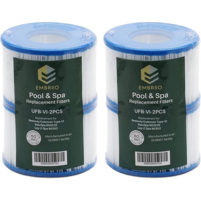 Luernas Lot De 6 Filtres De Rechange Pour Aspirateur Lidl Silvercrest Ssr 3000 A1