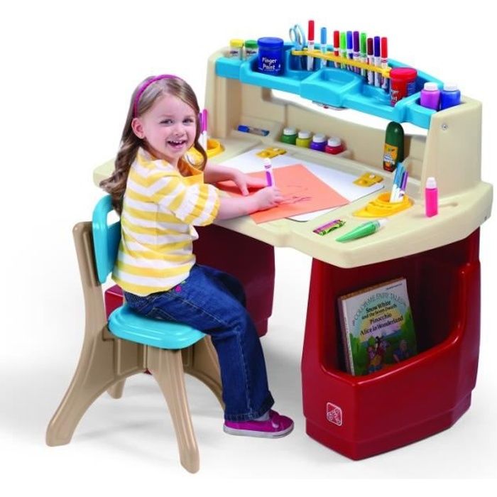 Grand Bureau Avec Chaise Creatif Step2 En Plastique Pour Enfant A Partir De 3 Ans Cdiscount Maison Grand Bureau Avec Chaise Creatif Step2 En Plastique Pour Enfant A Partir De 3 Ans Cdiscount Maison