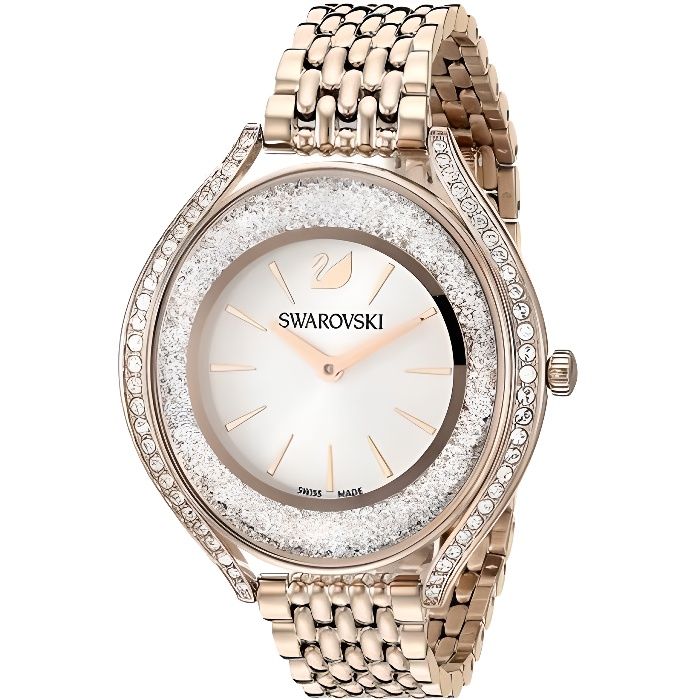 Montre 2025 swarovski doré