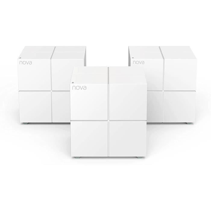 Système Wi-Fi Mesh – TENDA – Nova MW6-3 – Couverture 500 m² – 2 Ports Gigabit – Contrôle Parental