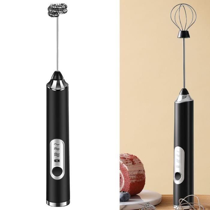 Mousseur à Lait électrique Sans Fil Double Tête – Parfait Pour Café Et Cuisine à La Maison