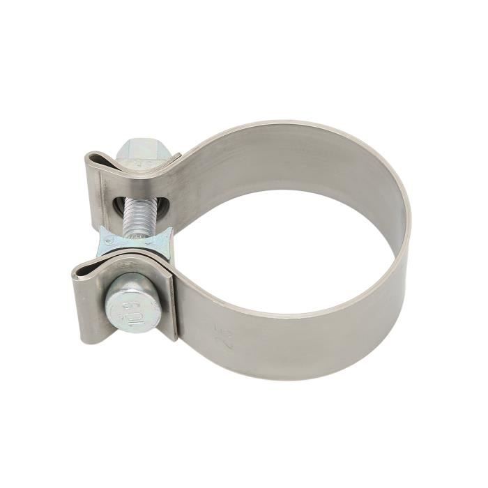 2 Pièces Colliers Serrage Échappement Inox - Colliers Boulon U Pour Tuyau Carburant Et Plomberie